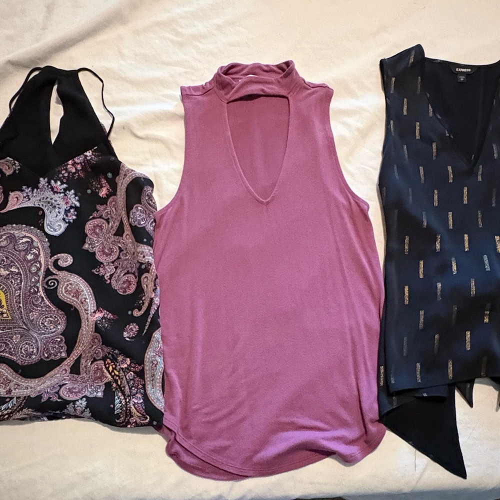 Set of three express tank tops